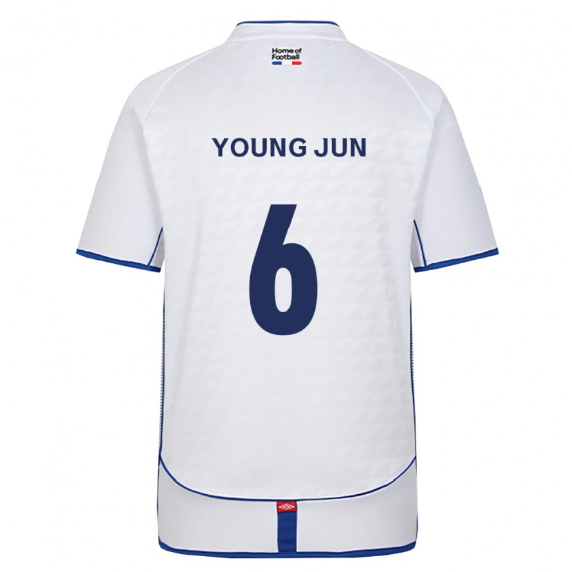 Danxen Damen Young-Jun Choi #6 Schwarz Weiß Rot Auswärtstrikot Trikot 2026/27 T-Shirt Schweiz