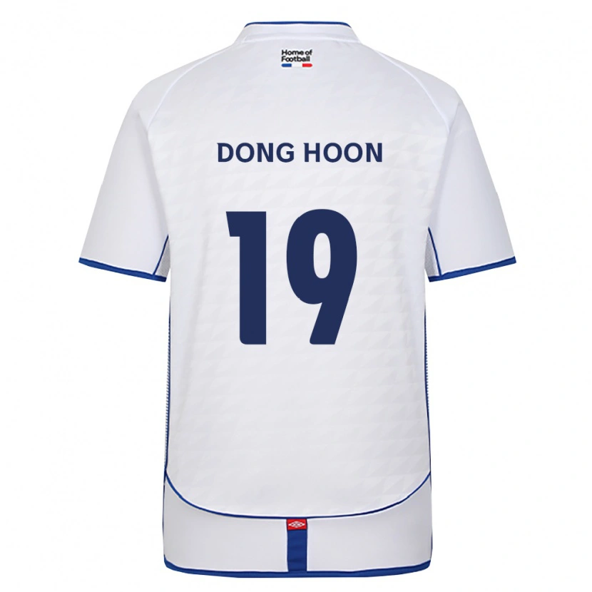 Danxen Damen Dong-Hoon Kim #19 Schwarz Weiß Rot Auswärtstrikot Trikot 2026/27 T-Shirt Schweiz