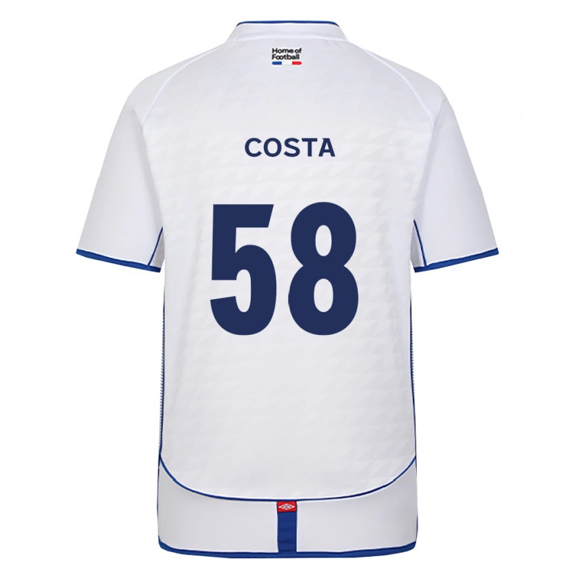 Danxen Damen Bruno Costa #58 Schwarz Weiß Rot Auswärtstrikot Trikot 2026/27 T-Shirt Schweiz