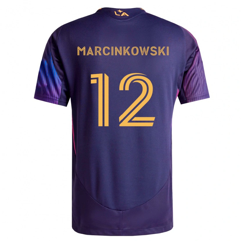 Danxen Damen Jt Marcinkowski #12 Tiefviolett Gelb Auswärtstrikot Trikot 2026/27 T-Shirt Schweiz