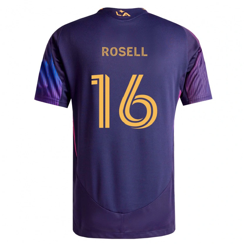 Danxen Damen Uri Rosell #16 Tiefviolett Gelb Auswärtstrikot Trikot 2026/27 T-Shirt Schweiz