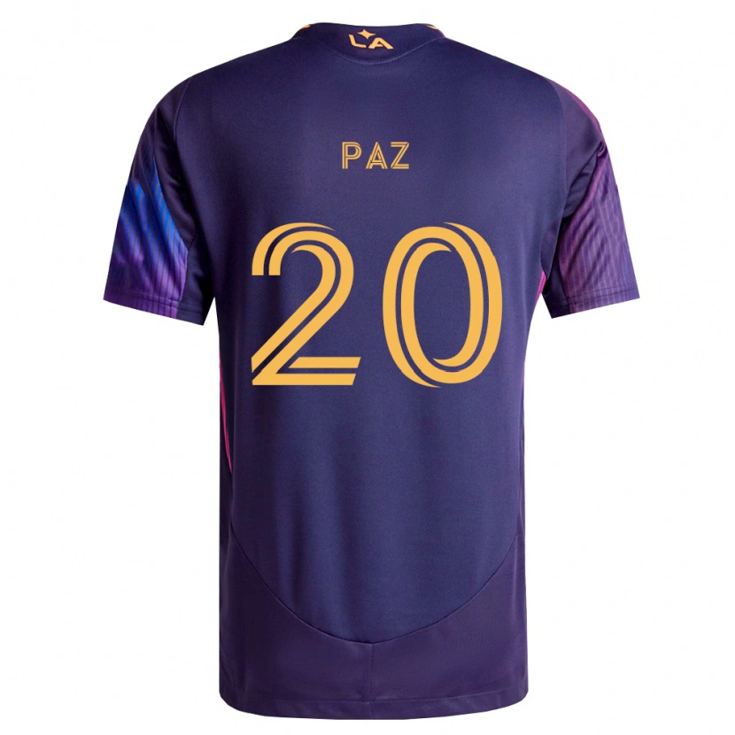 Danxen Damen Jaiden Paz #20 Tiefviolett Gelb Auswärtstrikot Trikot 2026/27 T-Shirt Schweiz