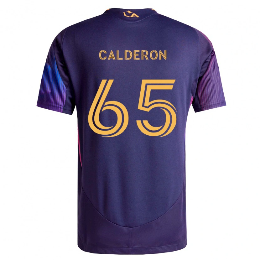 Danxen Damen Juan Calderón #65 Tiefviolett Gelb Auswärtstrikot Trikot 2026/27 T-Shirt Schweiz