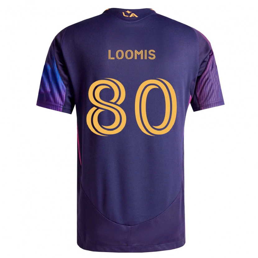 Danxen Damen Ethan Loomis #80 Tiefviolett Gelb Auswärtstrikot Trikot 2026/27 T-Shirt Schweiz