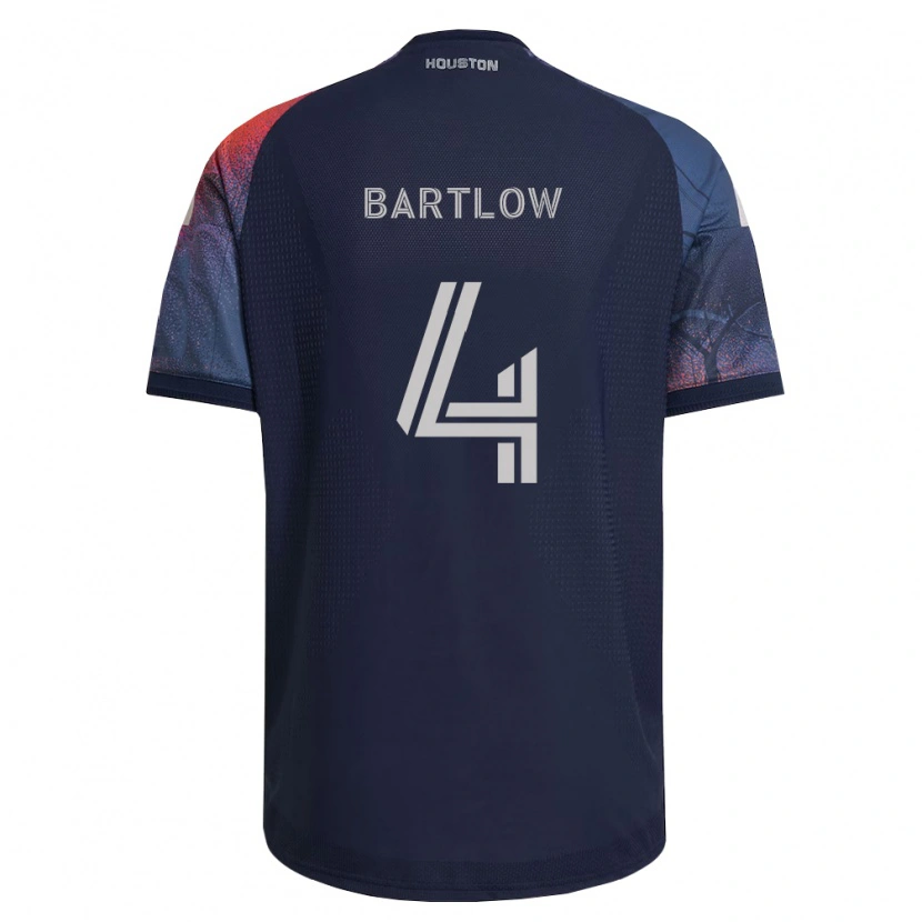 Danxen Damen Ethan Bartlow #4 Tiefblau Weiß Orange Auswärtstrikot Trikot 2026/27 T-Shirt Schweiz