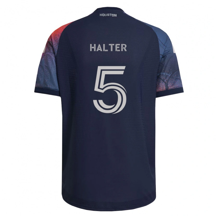 Danxen Damen Lucas Halter #5 Tiefblau Weiß Orange Auswärtstrikot Trikot 2026/27 T-Shirt Schweiz