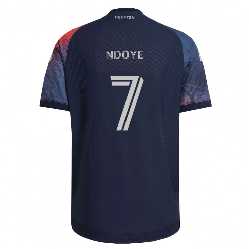 Danxen Damen Papa Ndoye #7 Tiefblau Weiß Orange Auswärtstrikot Trikot 2026/27 T-Shirt Schweiz