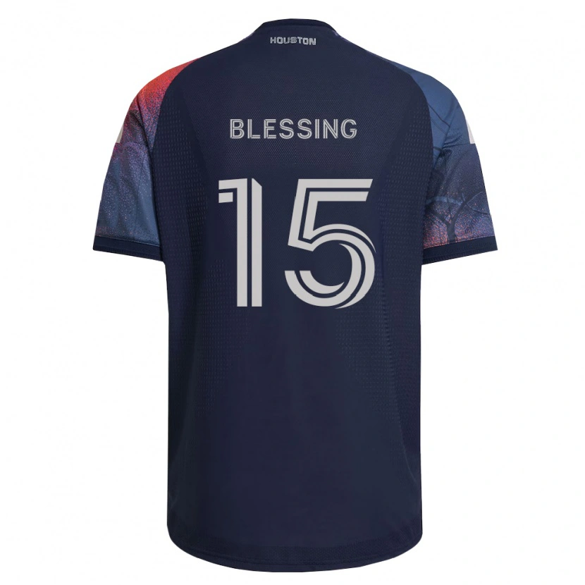 Danxen Damen Latif Blessing #15 Tiefblau Weiß Orange Auswärtstrikot Trikot 2026/27 T-Shirt Schweiz