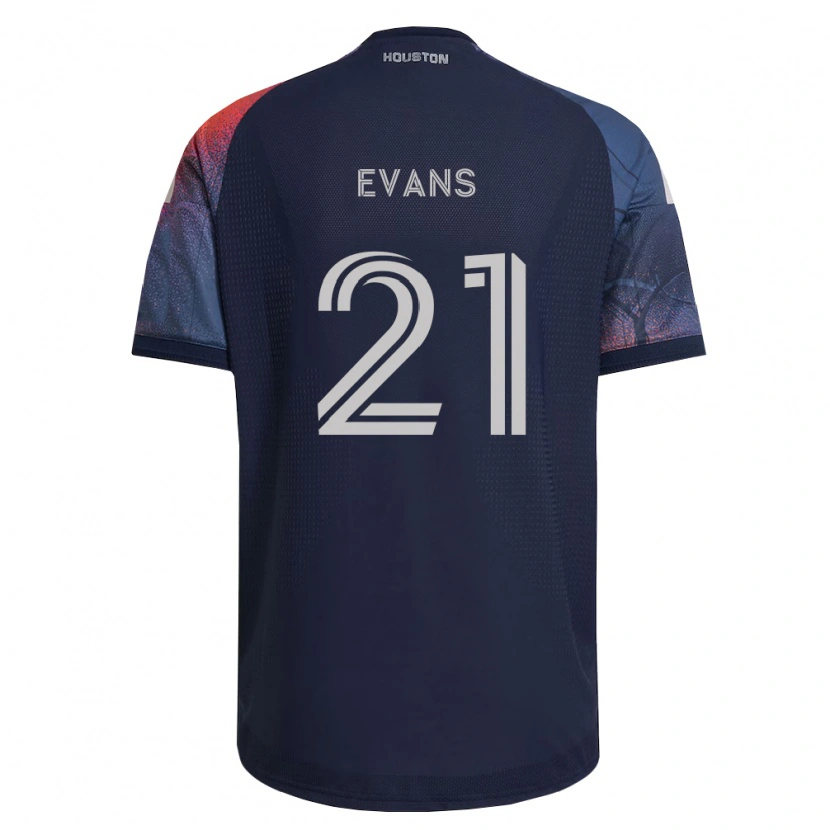 Danxen Damen Jacob Evans #21 Tiefblau Weiß Orange Auswärtstrikot Trikot 2026/27 T-Shirt Schweiz