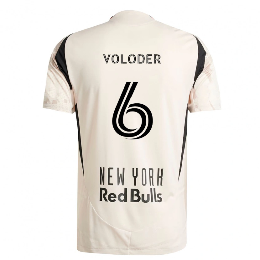 Danxen Damen Robert Voloder #6 Off-Weiß Rot Schwarz Auswärtstrikot Trikot 2026/27 T-Shirt Schweiz