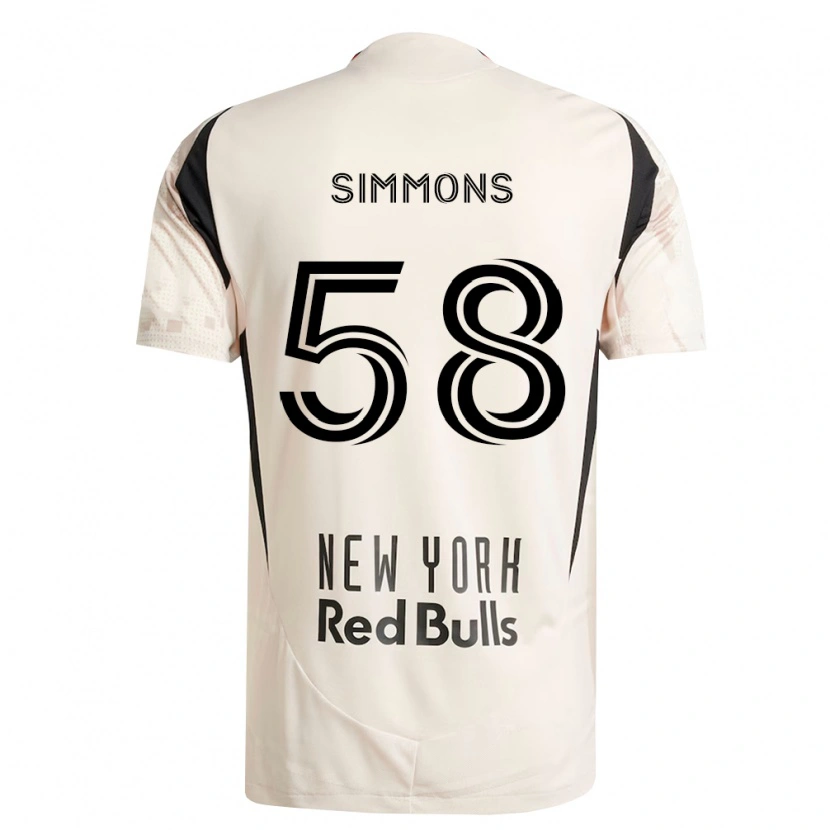 Danxen Damen Caleb Simmons #58 Off-Weiß Rot Schwarz Auswärtstrikot Trikot 2026/27 T-Shirt Schweiz