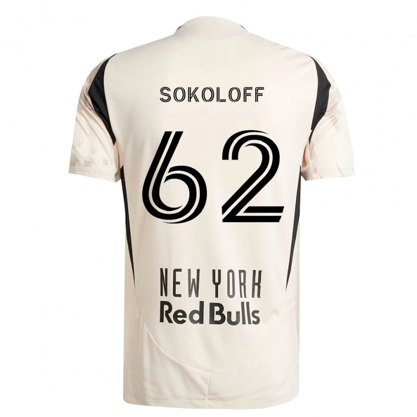 Danxen Damen Paul Sokoloff #62 Off-Weiß Rot Schwarz Auswärtstrikot Trikot 2026/27 T-Shirt Schweiz