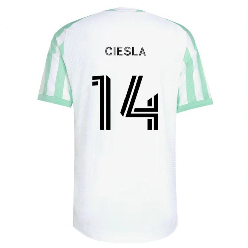 Danxen Damen Daniel Ciesla #14 Hellgrün Schwarz Weiß Auswärtstrikot Trikot 2026/27 T-Shirt Schweiz