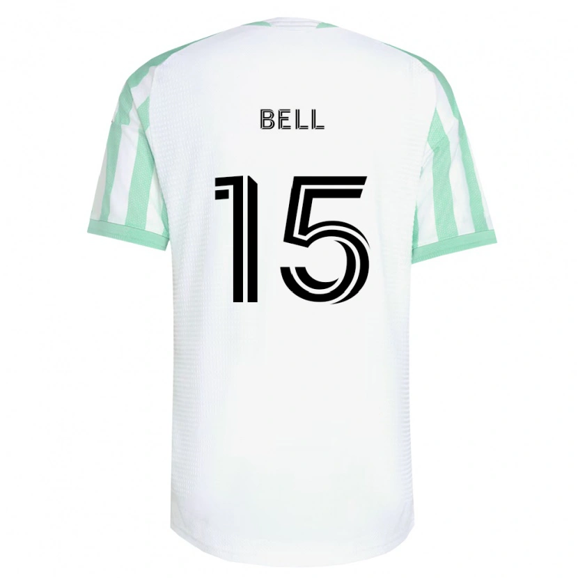 Danxen Damen Jon Bell #15 Hellgrün Schwarz Weiß Auswärtstrikot Trikot 2026/27 T-Shirt Schweiz