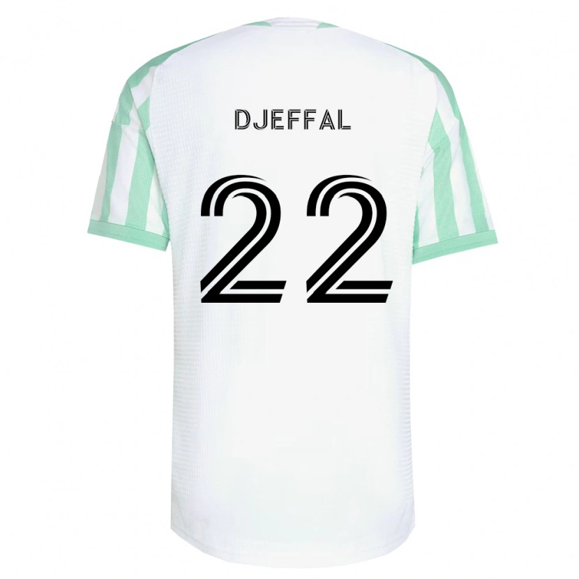 Danxen Damen Sofiane Djeffal #22 Hellgrün Schwarz Weiß Auswärtstrikot Trikot 2026/27 T-Shirt Schweiz
