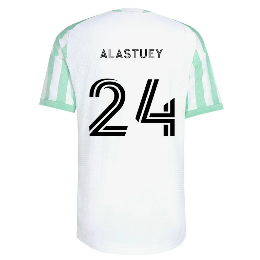 Danxen Damen Jorge Alastuey #24 Hellgrün Schwarz Weiß Auswärtstrikot Trikot 2026/27 T-Shirt Schweiz