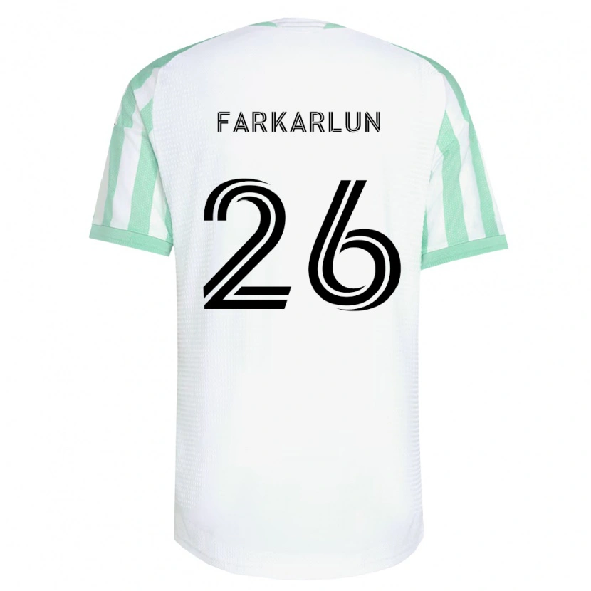 Danxen Damen Jimmy Farkarlun #26 Hellgrün Schwarz Weiß Auswärtstrikot Trikot 2026/27 T-Shirt Schweiz