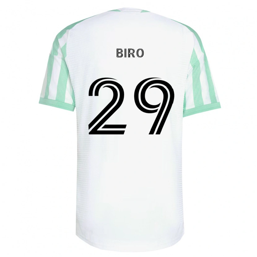 Danxen Damen Guilherme Biro #29 Hellgrün Schwarz Weiß Auswärtstrikot Trikot 2026/27 T-Shirt Schweiz