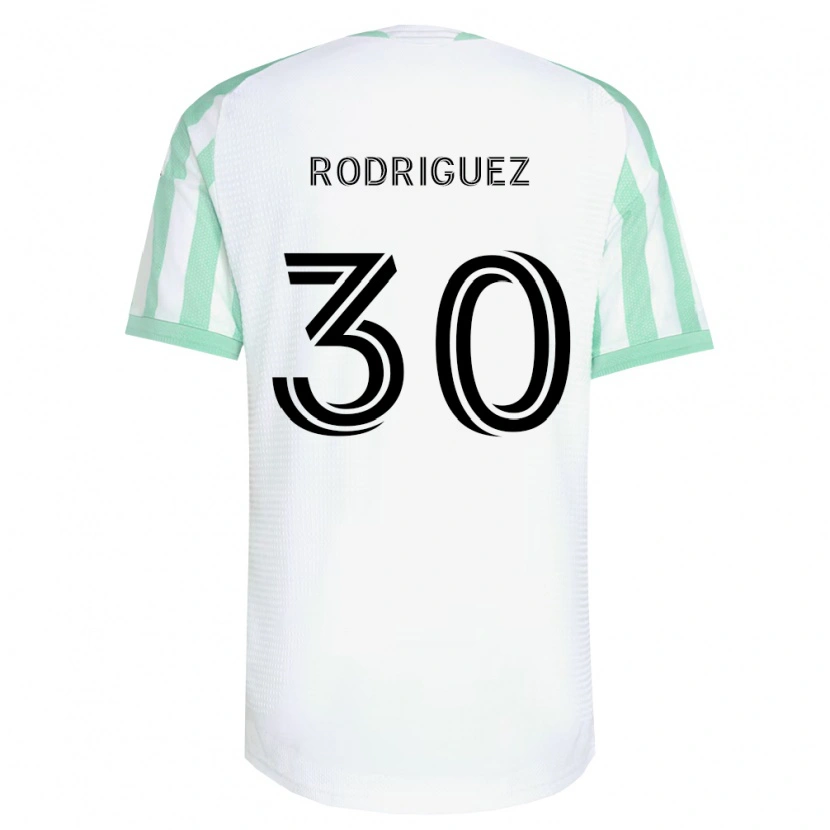 Danxen Damen Memo Rodríguez #30 Hellgrün Schwarz Weiß Auswärtstrikot Trikot 2026/27 T-Shirt Schweiz