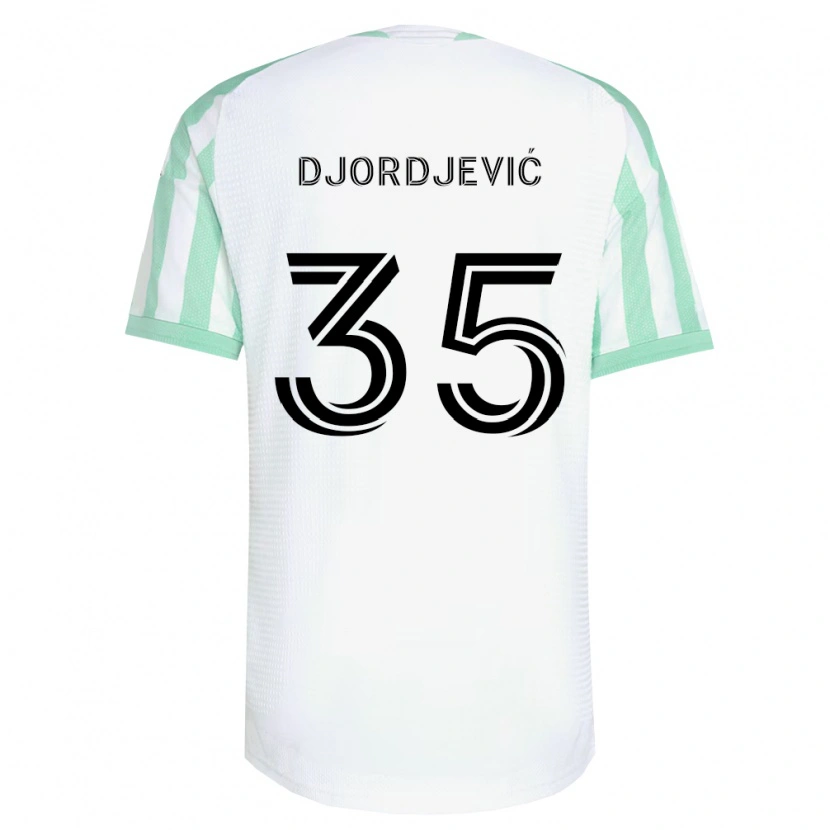 Danxen Damen Mateja Djordjević #35 Hellgrün Schwarz Weiß Auswärtstrikot Trikot 2026/27 T-Shirt Schweiz