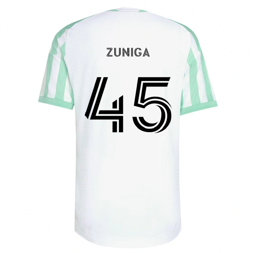 Danxen Damen Abner Zuñiga #45 Hellgrün Schwarz Weiß Auswärtstrikot Trikot 2026/27 T-Shirt Schweiz