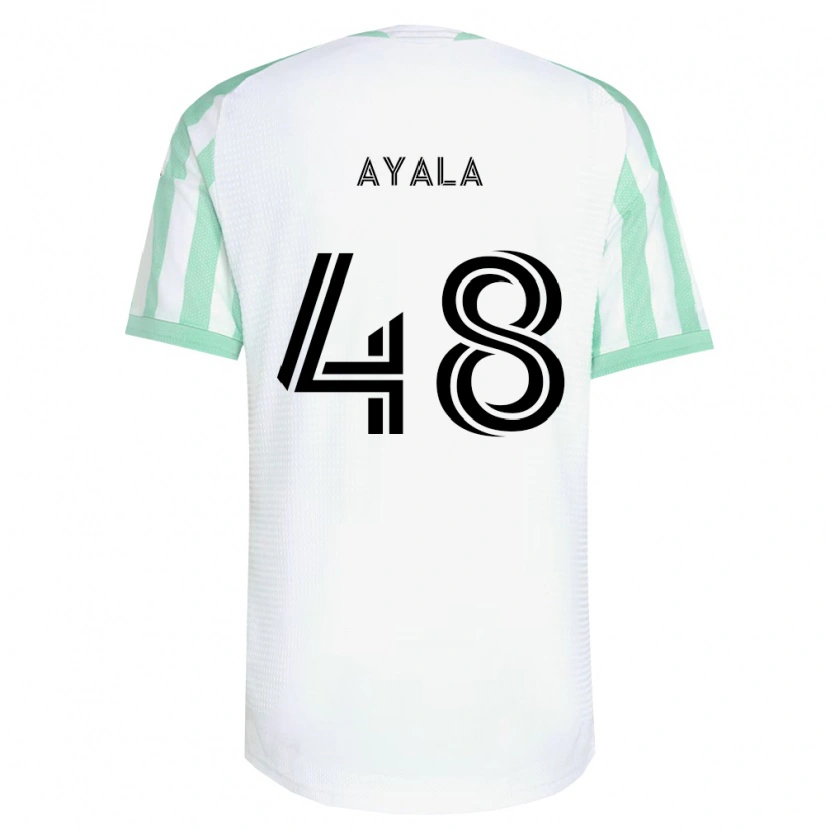 Danxen Damen Christian Ayala #48 Hellgrün Schwarz Weiß Auswärtstrikot Trikot 2026/27 T-Shirt Schweiz