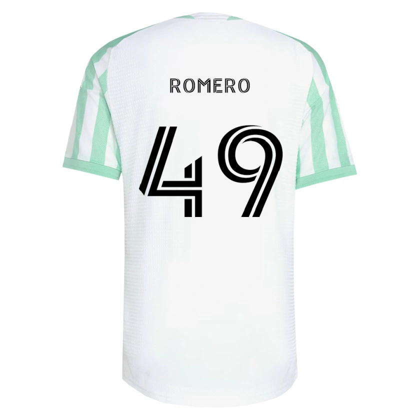 Danxen Damen David Romero #49 Hellgrün Schwarz Weiß Auswärtstrikot Trikot 2026/27 T-Shirt Schweiz