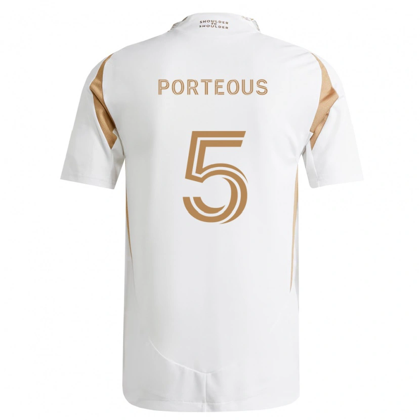 Danxen Damen Ryan Porteous #5 Weiß Braun Auswärtstrikot Trikot 2026/27 T-Shirt Schweiz