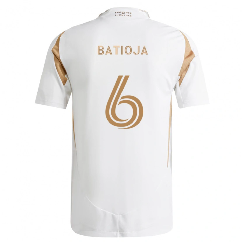Danxen Damen Jeremy Batioja #6 Weiß Braun Auswärtstrikot Trikot 2026/27 T-Shirt Schweiz