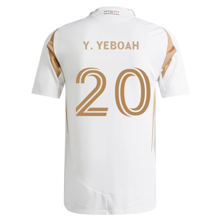 Danxen Damen Yaw Yeboah #20 Weiß Braun Auswärtstrikot Trikot 2026/27 T-Shirt Schweiz