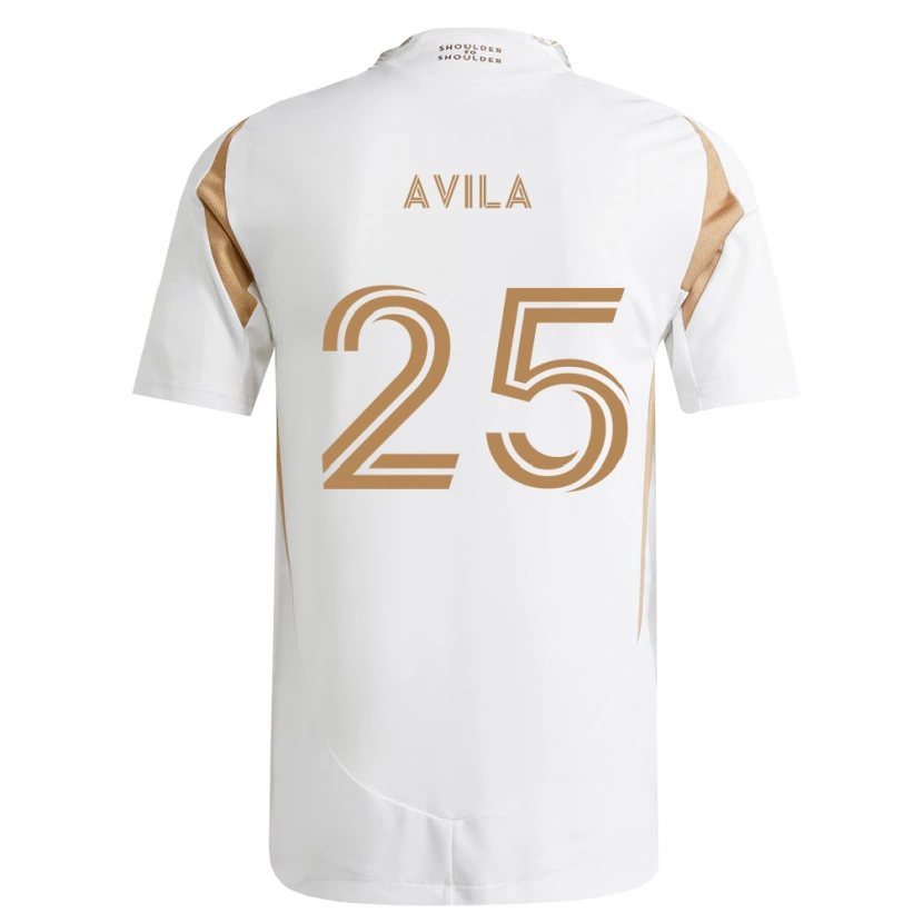 Danxen Damen Armando Avila #25 Weiß Braun Auswärtstrikot Trikot 2026/27 T-Shirt Schweiz