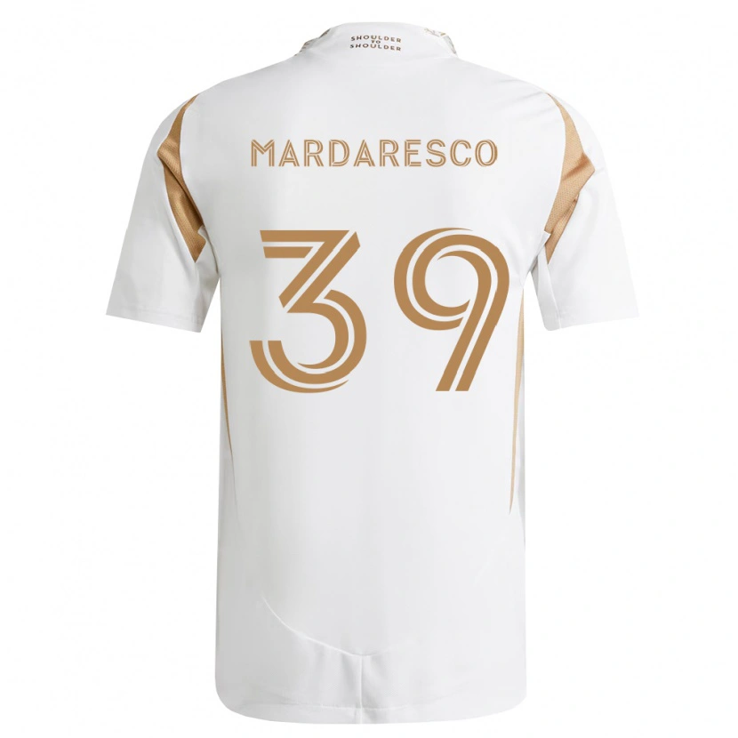 Danxen Damen Nathan Mardaresco #39 Weiß Braun Auswärtstrikot Trikot 2026/27 T-Shirt Schweiz