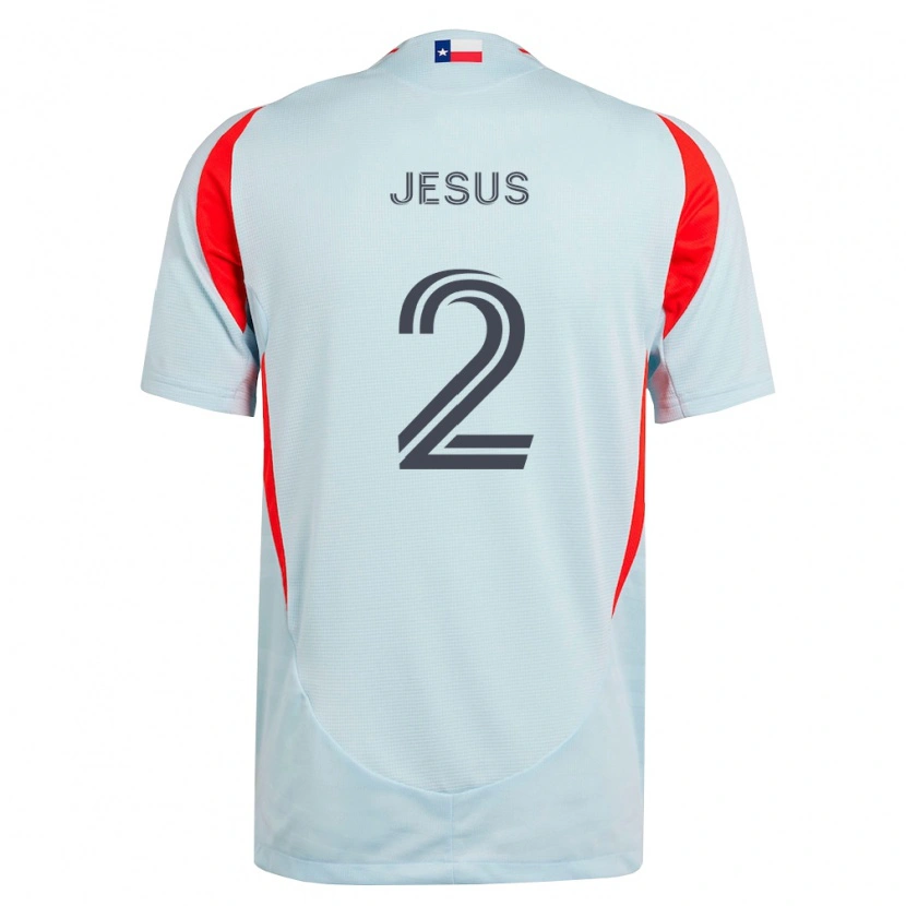 Danxen Damen Geovane Jesus #2 Dunkelgrau Weiß Rot Auswärtstrikot Trikot 2026/27 T-Shirt Schweiz