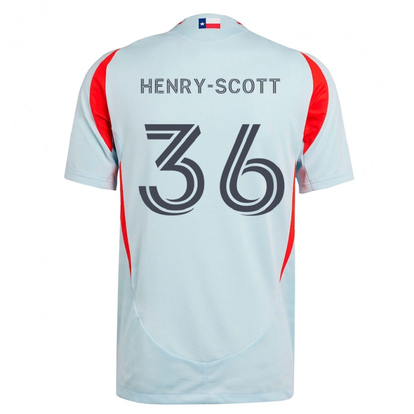 Danxen Damen Malik Henry-Scott #36 Dunkelgrau Weiß Rot Auswärtstrikot Trikot 2026/27 T-Shirt Schweiz