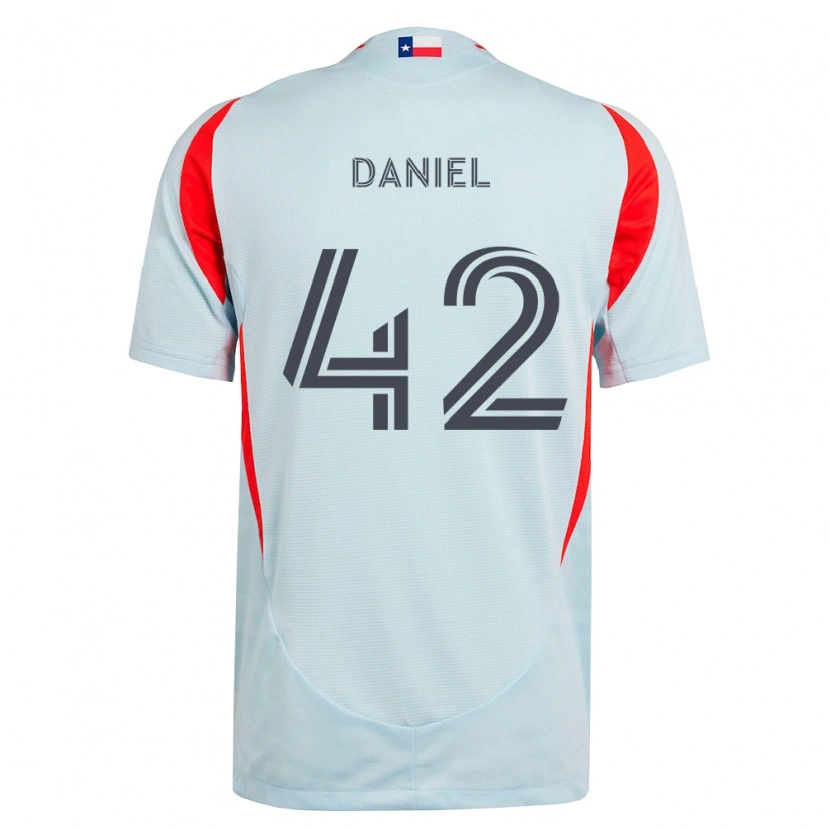 Danxen Damen Daniel De Sousa Britto #42 Dunkelgrau Weiß Rot Auswärtstrikot Trikot 2026/27 T-Shirt Schweiz