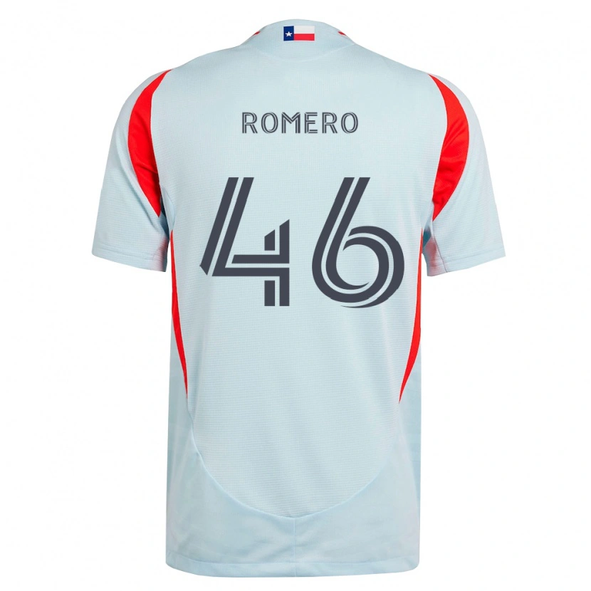 Danxen Damen Isaac Romero #46 Dunkelgrau Weiß Rot Auswärtstrikot Trikot 2026/27 T-Shirt Schweiz