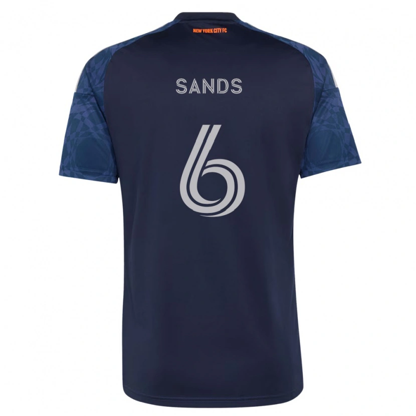 Danxen Damen James Sands #6 Tiefblau Weiß Auswärtstrikot Trikot 2026/27 T-Shirt Schweiz