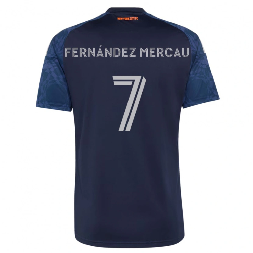 Danxen Damen Nicolás Fernández Mercau #7 Tiefblau Weiß Auswärtstrikot Trikot 2026/27 T-Shirt Schweiz