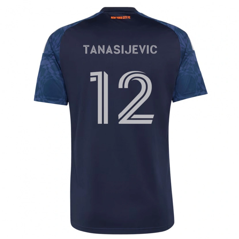 Danxen Damen Strahinja Tanasijevic #12 Tiefblau Weiß Auswärtstrikot Trikot 2026/27 T-Shirt Schweiz