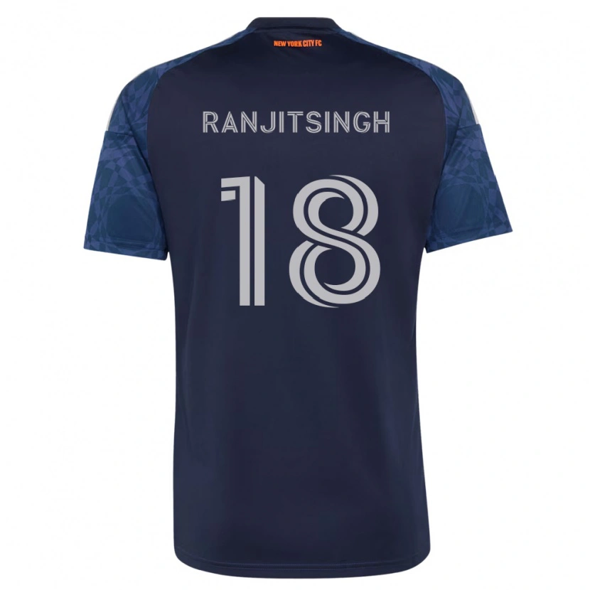 Danxen Damen Greg Ranjitsingh #18 Tiefblau Weiß Auswärtstrikot Trikot 2026/27 T-Shirt Schweiz