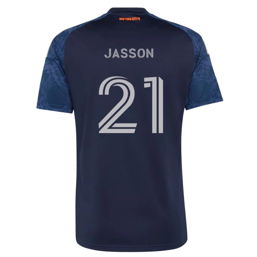 Danxen Damen Andres Jasson #21 Tiefblau Weiß Auswärtstrikot Trikot 2026/27 T-Shirt Schweiz
