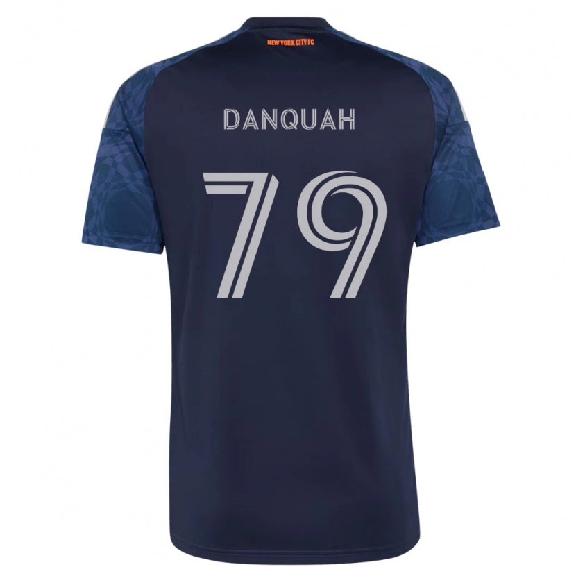 Danxen Damen Caleb Danquah #79 Tiefblau Weiß Auswärtstrikot Trikot 2026/27 T-Shirt Schweiz