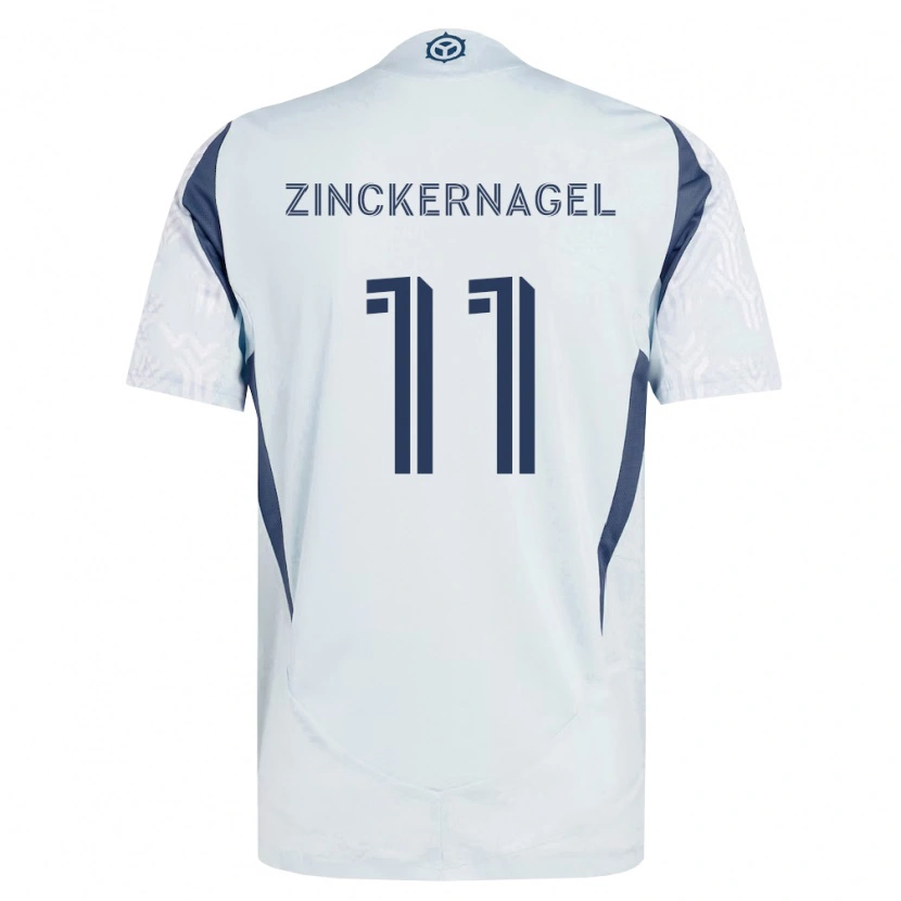 Danxen Damen Philip Zinckernagel #11 Blau Grau Weiß Auswärtstrikot Trikot 2026/27 T-Shirt Schweiz