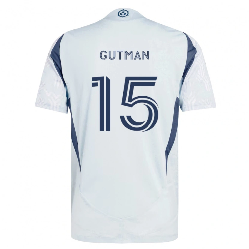 Danxen Damen Andrew Gutman #15 Blau Grau Weiß Auswärtstrikot Trikot 2026/27 T-Shirt Schweiz