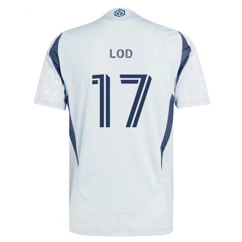 Danxen Damen Robin Lod #17 Blau Grau Weiß Auswärtstrikot Trikot 2026/27 T-Shirt Schweiz