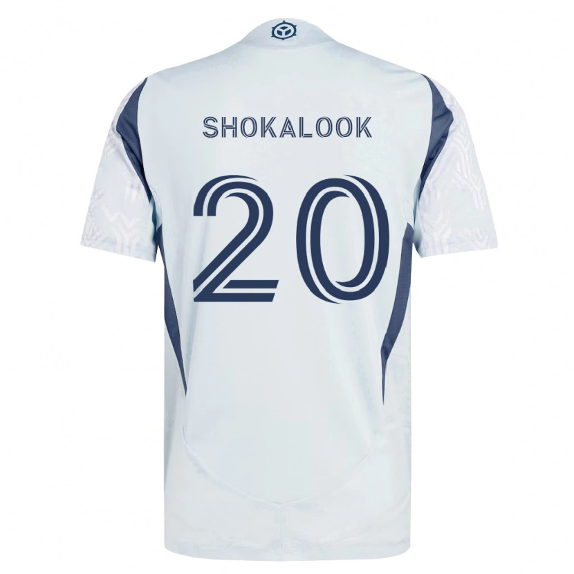 Danxen Damen Jason Shokalook #20 Blau Grau Weiß Auswärtstrikot Trikot 2026/27 T-Shirt Schweiz