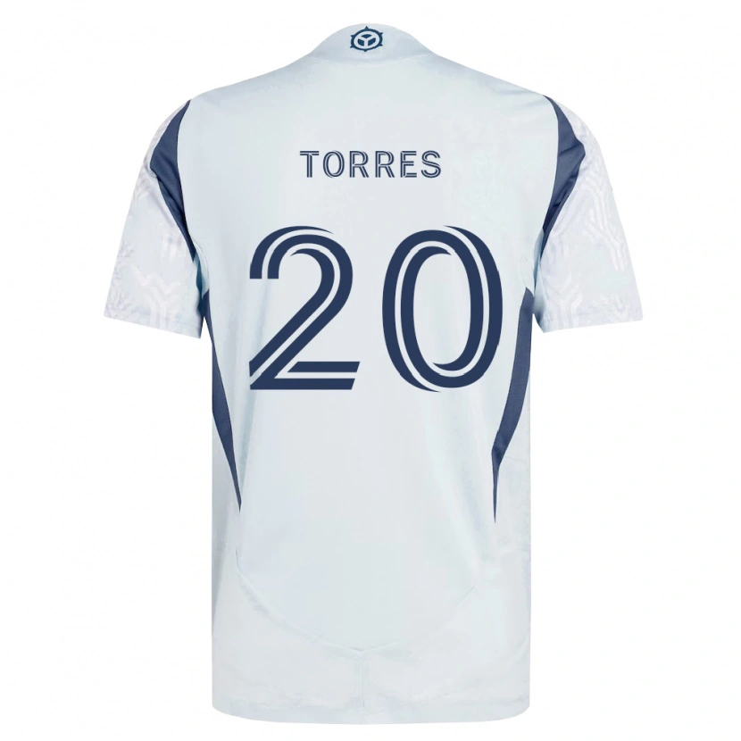 Danxen Damen Jairo Torres #20 Blau Grau Weiß Auswärtstrikot Trikot 2026/27 T-Shirt Schweiz