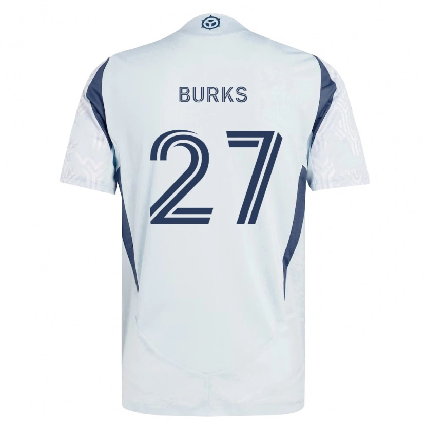 Danxen Damen Kendall Burks #27 Blau Grau Weiß Auswärtstrikot Trikot 2026/27 T-Shirt Schweiz