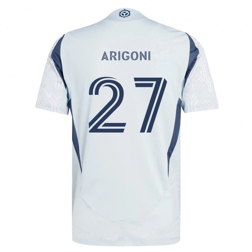Danxen Damen Allan Arigoni #27 Blau Grau Weiß Auswärtstrikot Trikot 2026/27 T-Shirt Schweiz