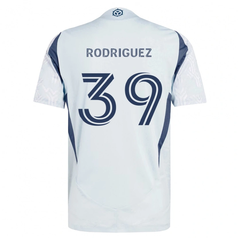 Danxen Damen Allan Rodriguez #39 Blau Grau Weiß Auswärtstrikot Trikot 2026/27 T-Shirt Schweiz